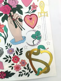 Image 4 of **NEW** Victorian Jewellery A5 Temporary Tattoos 