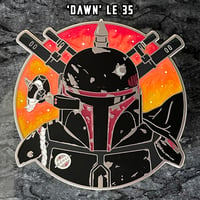 A grade - Shadow Dawn Pearl Black Boba Fett Pin LE 35