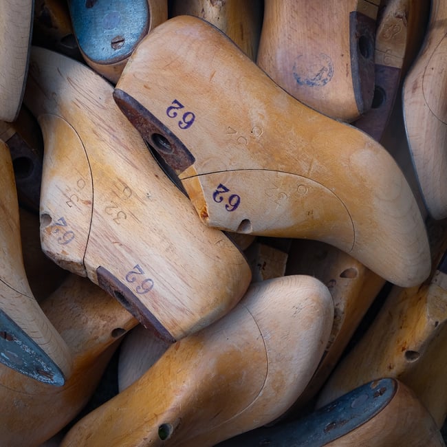 Antique Wooden Shoe Moulds