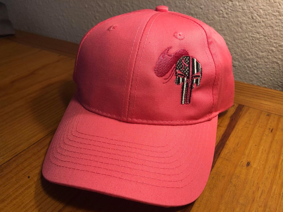 Image of PINK LADY WARRIOR ~ BREAST CANCER AWARENESS HATS / DECAL