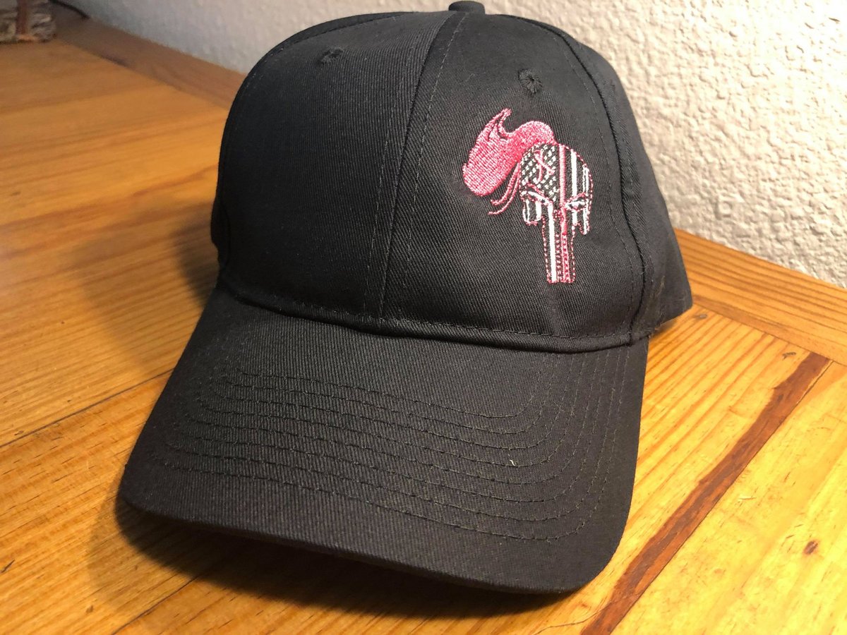 Image of PINK LADY WARRIOR ~ BREAST CANCER AWARENESS HATS / DECAL