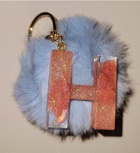 Image of Flower H Keychain 