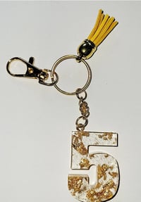 Image of 5 Star # Keychain 