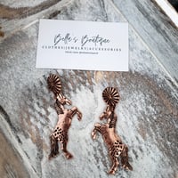 Image 2 of Horse Earrings 