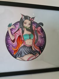 Image 2 of Nezuko  Fanart Poster  