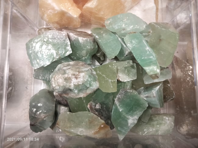 Calcite verte Brute