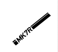 Image 3 of VW Golf ‘MK7R’ Bonnet Stripe Sticker Decal 