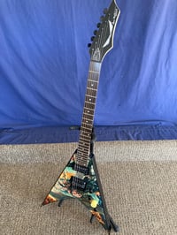 Image 2 of Flying V electric guitar Dave Mustaine Dean signature model signed Megadeth NEW!