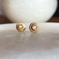 Image 2 of Rose Cut diamond studs