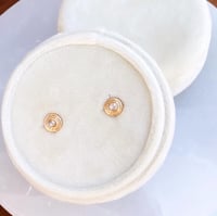 Image 3 of Rose Cut diamond studs