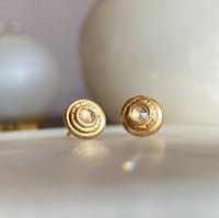 Image 1 of Rose Cut diamond studs