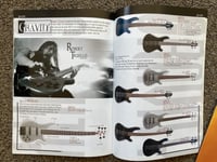 Image 2 of Fernandes Guitars Catalog 2007, RARE Robert Trujillo Metallica back cover/inside