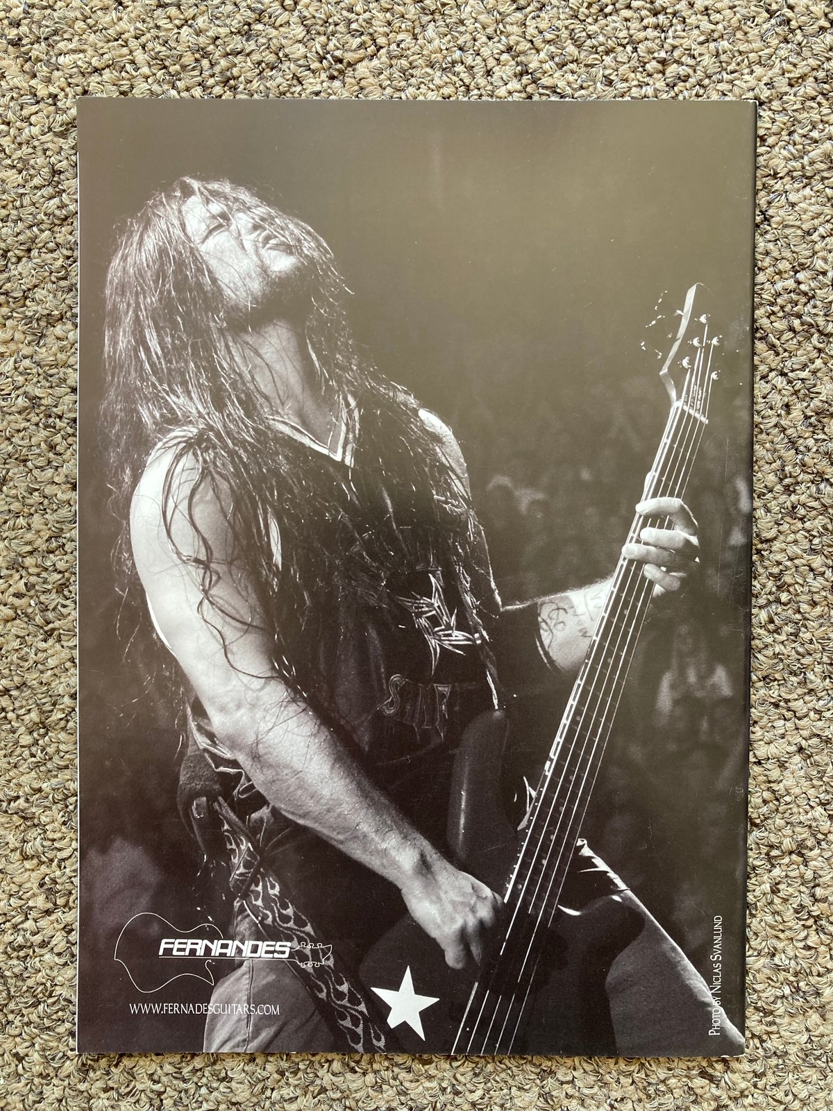 Fernandes Guitars Catalog 2007, RARE Robert Trujillo Metallica