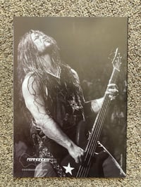 Image 5 of Fernandes Guitars Catalog 2007, RARE Robert Trujillo Metallica back cover/inside