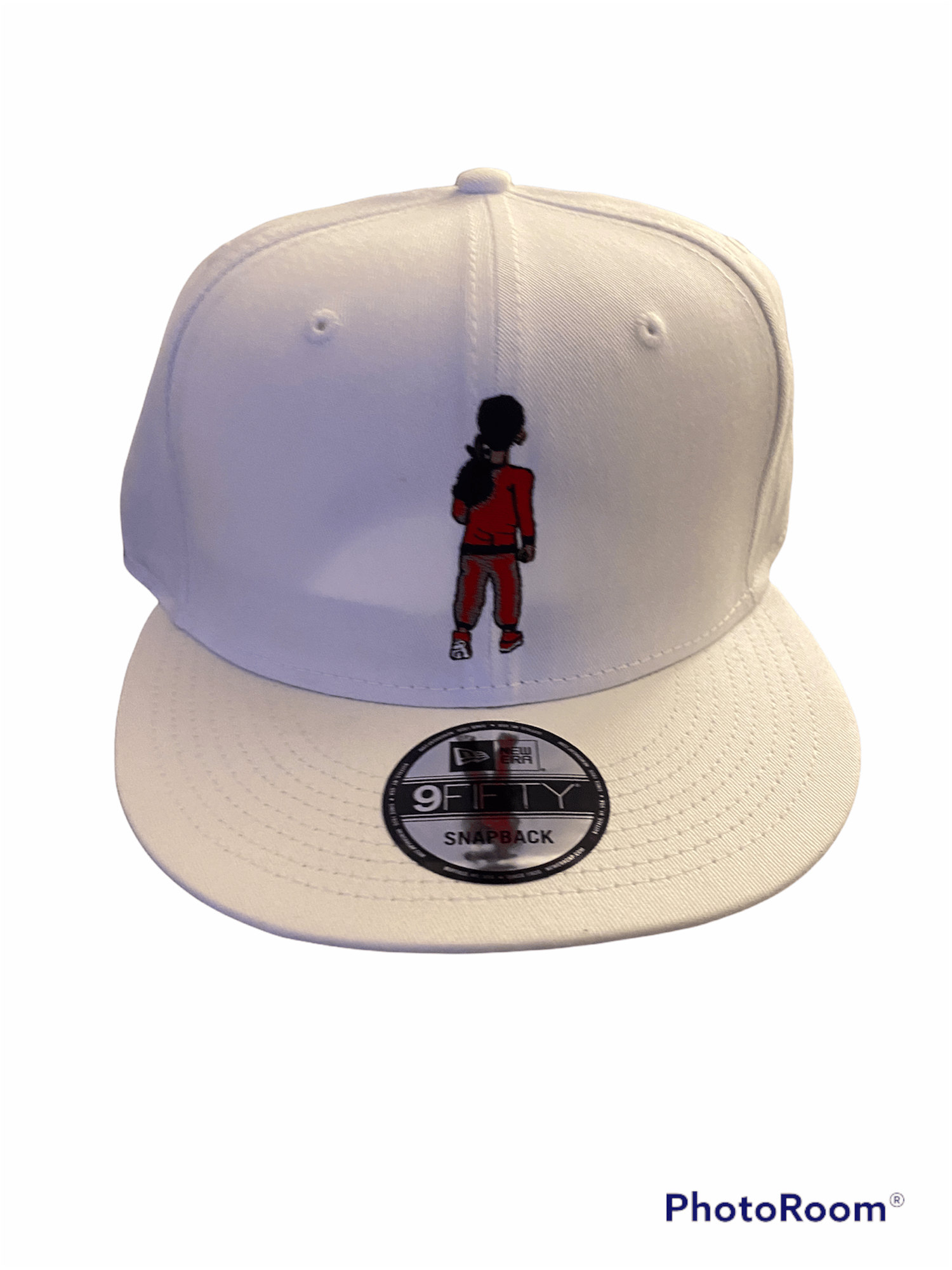 Image of EBWB SnapBack White/Red