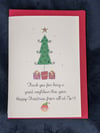 PERSONALISED CHRISTMAS CARD 6 PACKS
