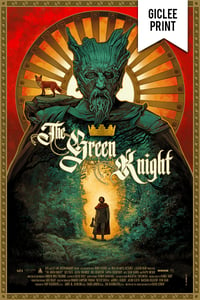 Image of THE GREEN KNIGHT - GICLÉE PRINT - 24x36