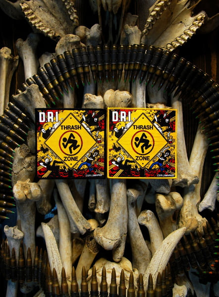 Image of D.R.I. - Thrash Zone Woven Patch