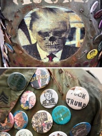 Image 4 of Fuck Trump Soldier Jacket - Benefits Charity