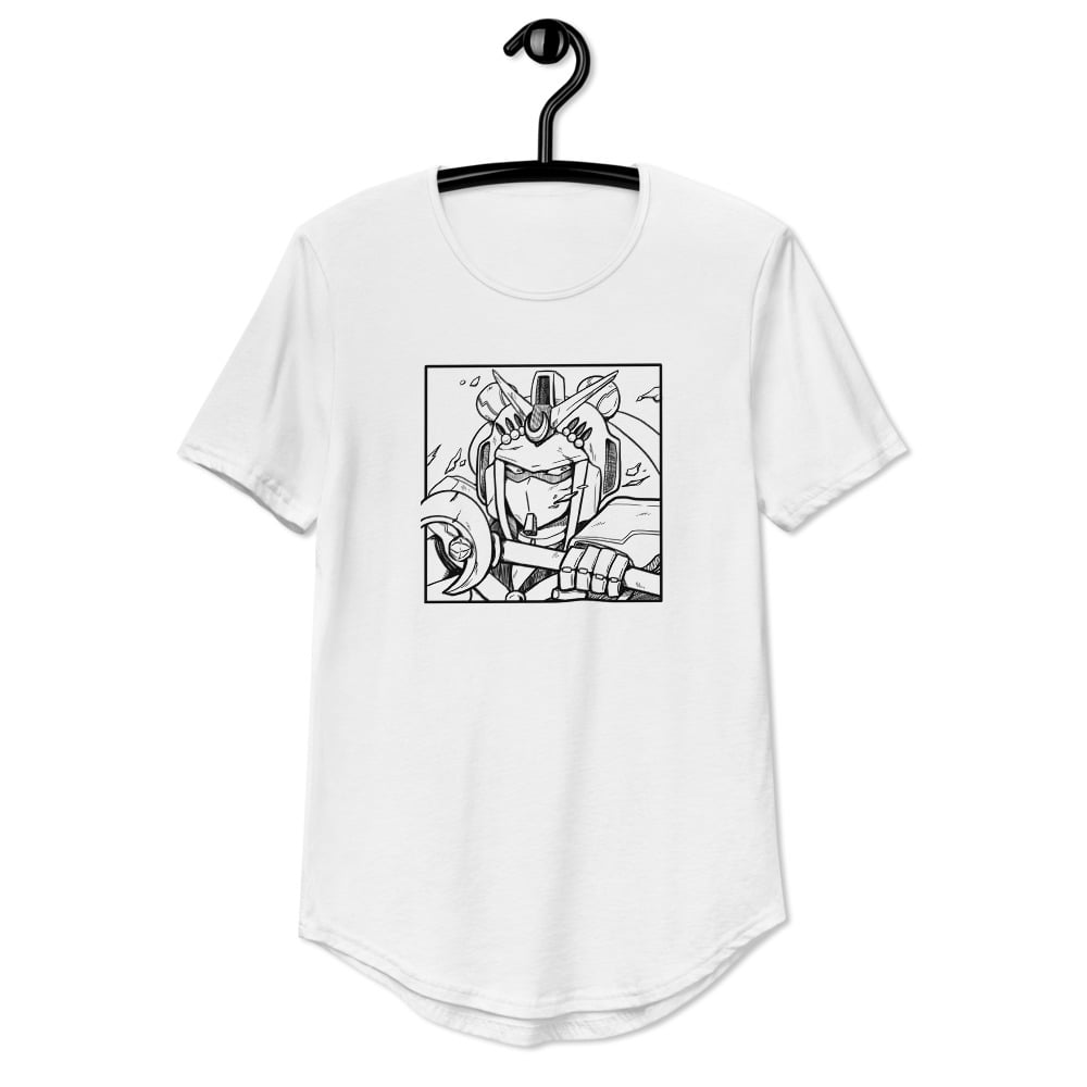 Image of SAILOR GXNDAM Curved Hem T-Shirt
