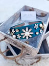 Teal Pearl Headband 