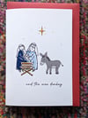 LINE OF DUTY WEE DONKEY CHRISTMAS CARD
