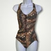 Ceeb Snakeskin Bathing Suit Large
