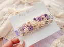 Lilac floral Headband 