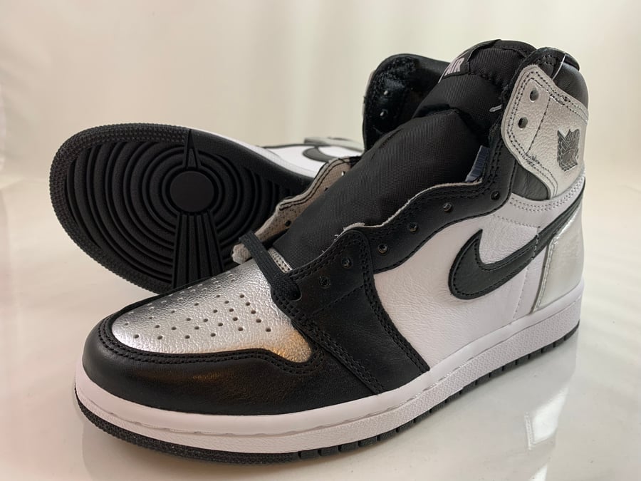 Image of Air Jordan Retro I High OG “Silver Toe” CD0461-001