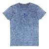Time Well Spent Embroidered Tee (Blue Denim)