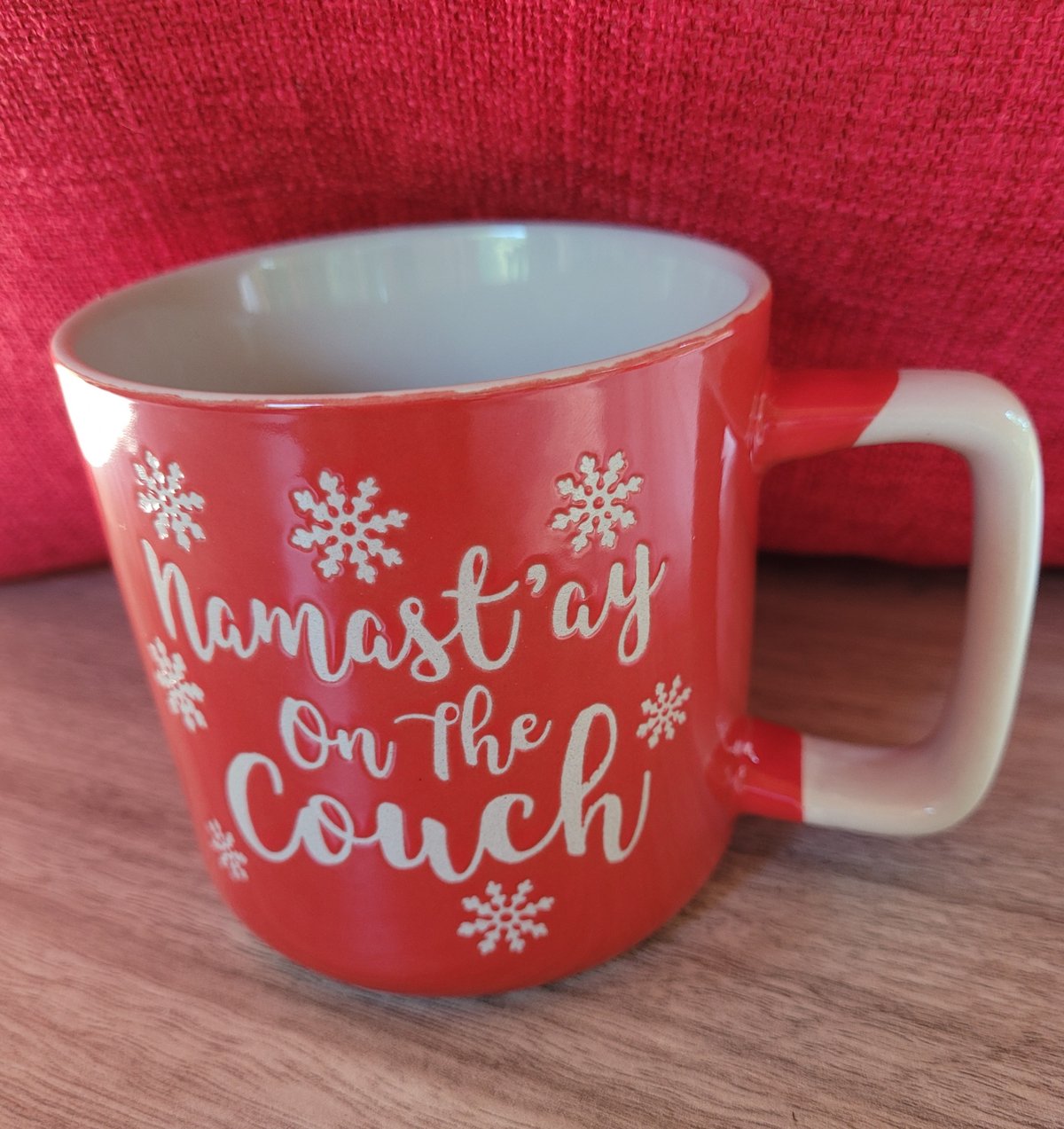 Image of Namast'ay on the Couch Mug