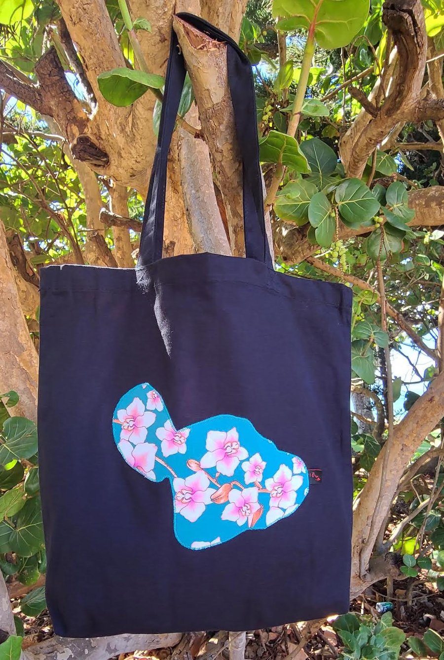 Image of Orchid Maui Canvas Tote Bag
