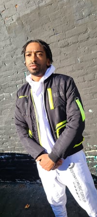 Rebel Windbreaker (Black, Neon)