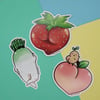 Frooty Booties vinyl stickers