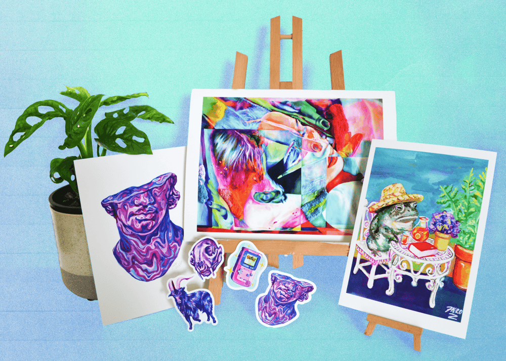 Image of Prints & Sticker Pack Bundle (Save $15)