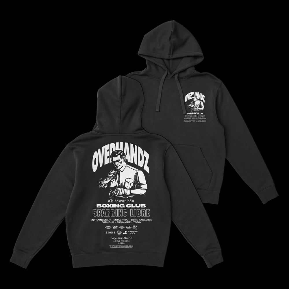 Overhandz - Boxin' Boï Official Black Hoodie