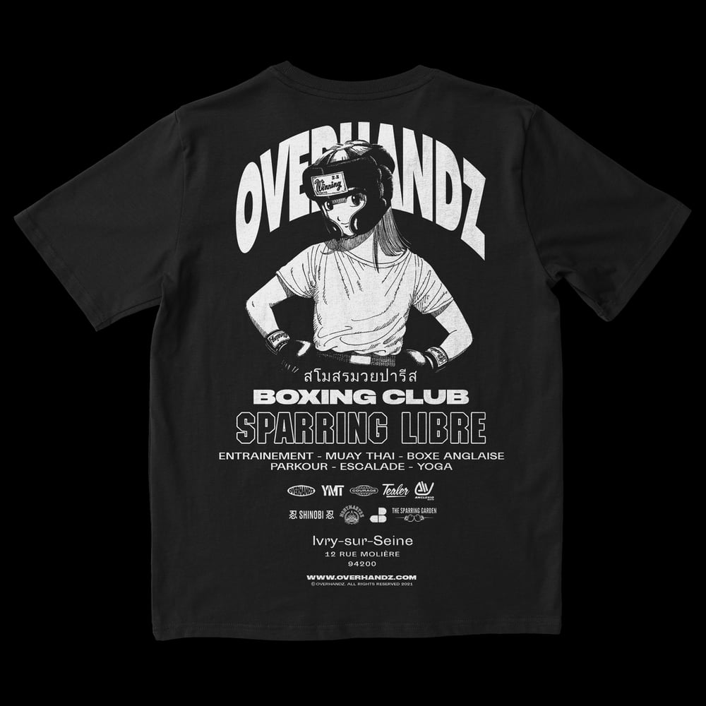 Overhandz - Boxin' Girl Official Black Tee