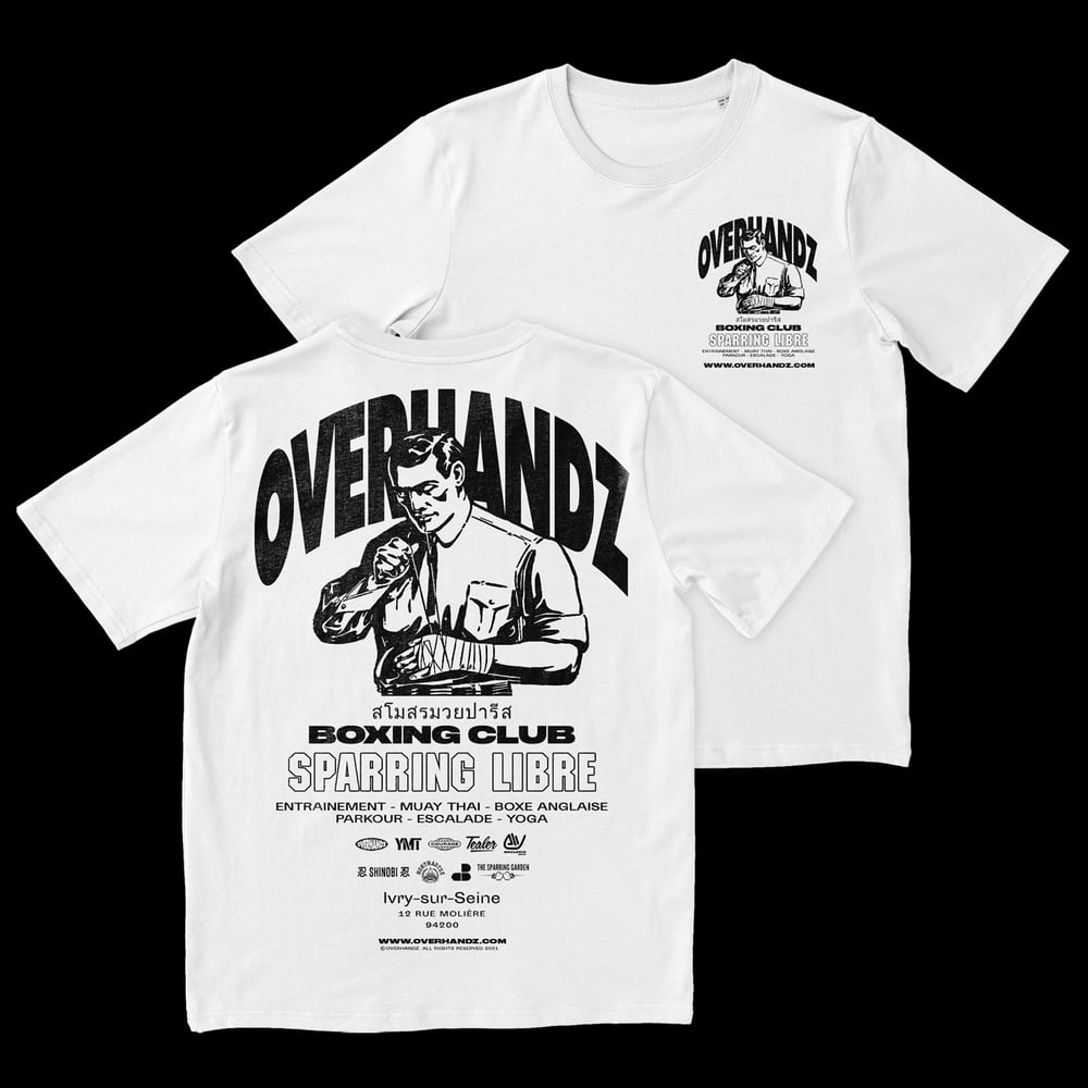 Overhandz - Boxin' Boï Official White Tee