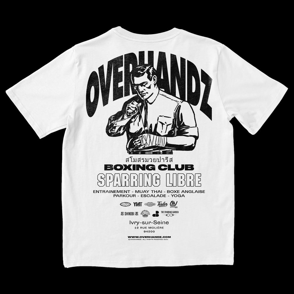 Overhandz - Boxin' Boï Official White Tee