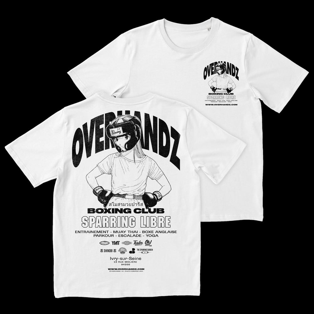 Overhandz - Boxin' Girl Official White Tee