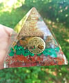 Tree of Life Orgone Pyramid 