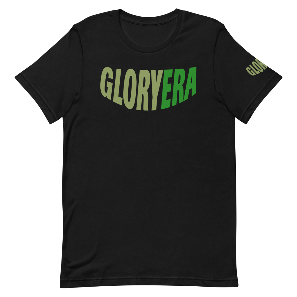 Image of GLORYERA® CREW TEE (BLACK/MOSS/GREEN)