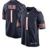 Chicago Bears Justin Fields Nike Navy Game Jersey 
