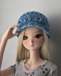 Image 2 of Crochet peak cap