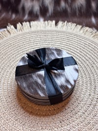 Image 6 of Cowhide Coasters 