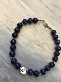 Lapis 14 mm beads