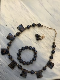 Blue Jasper set 20 inch