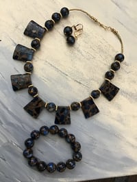 Blue Jasper set 16 inches