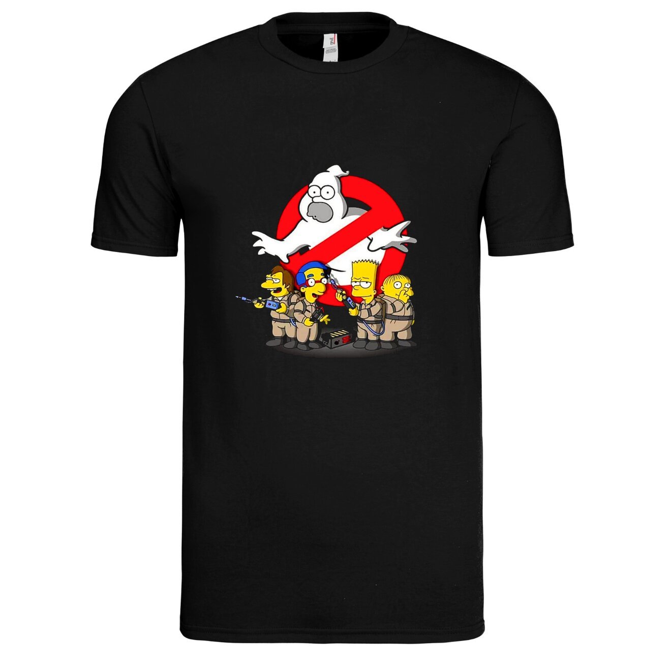 Image of TRICELL215-" SIMPSONS GHOSTBUSTERS " T SHIRT