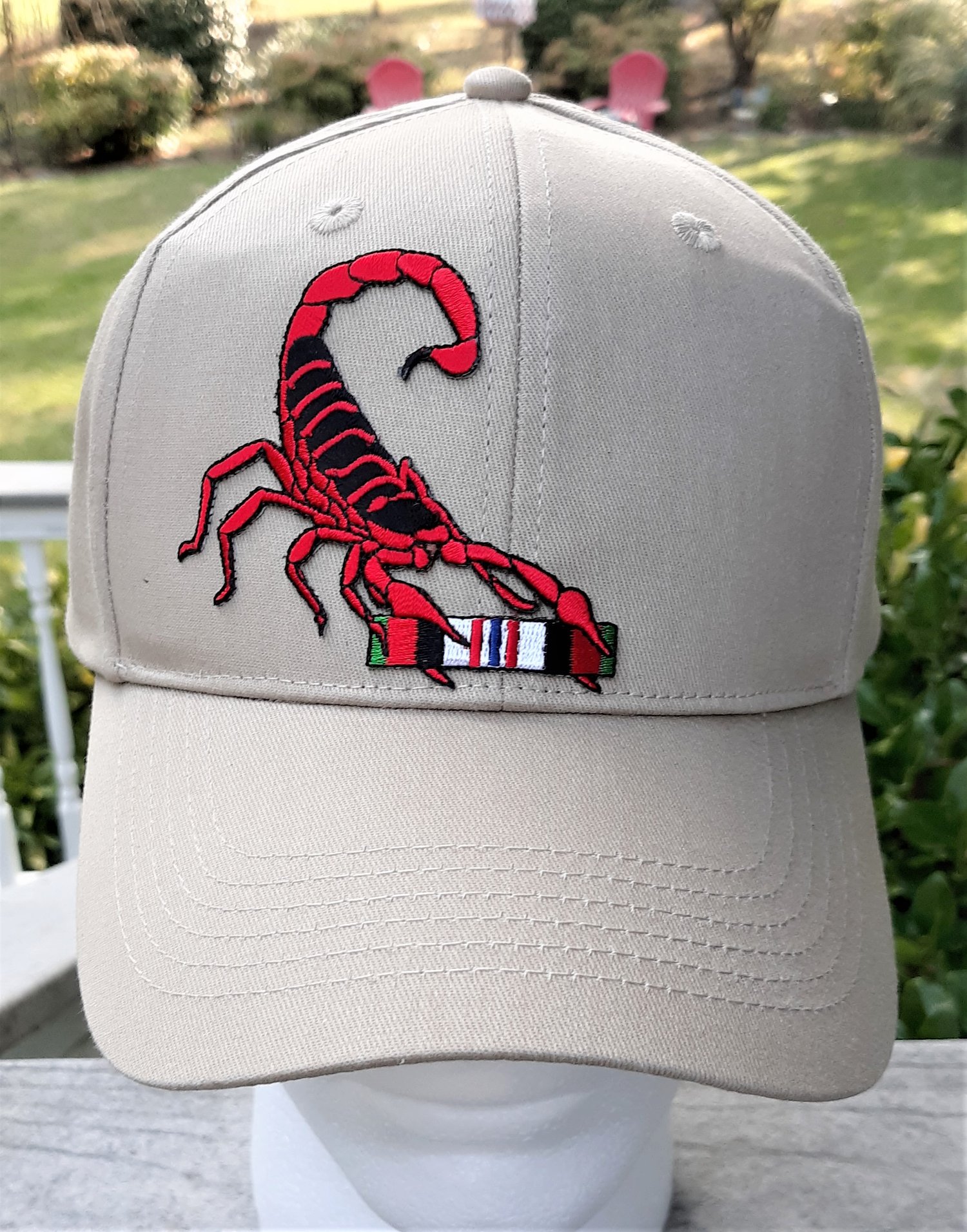 Image of Afghanistan Veteran Red Scorpion Hat